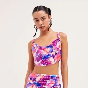 NEW For Love and Lemons Natasha Crop Top, size S